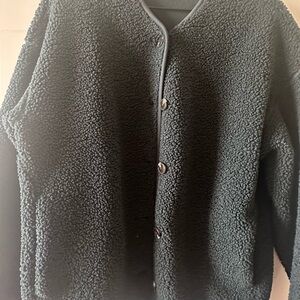 Uniqlo Black Teddy Jacket